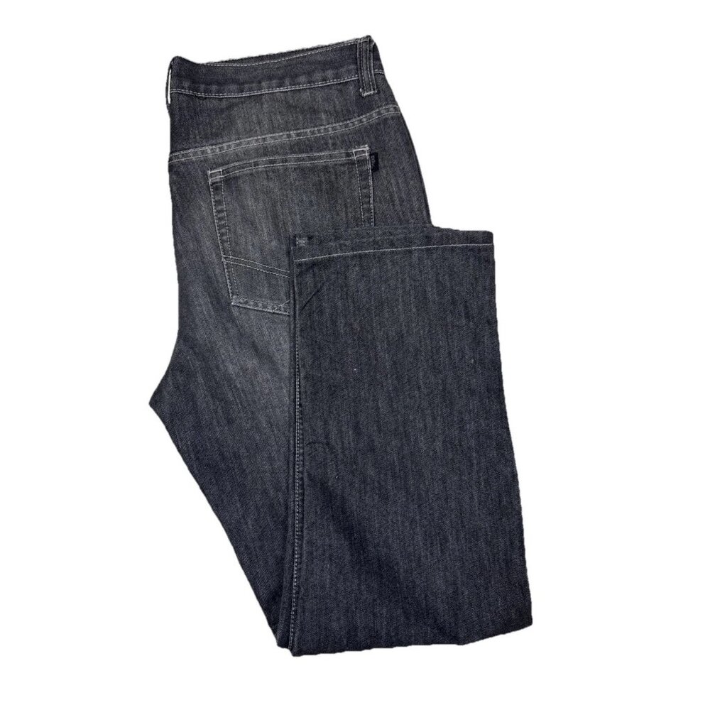 PD&C Gray Denim Jeans 36x31 Men’s Straight Fit Stretch